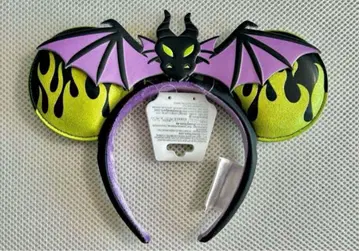 상하이 디즈니 홍콩 말레피센트 빌런즈 머리띠 오로라 공주