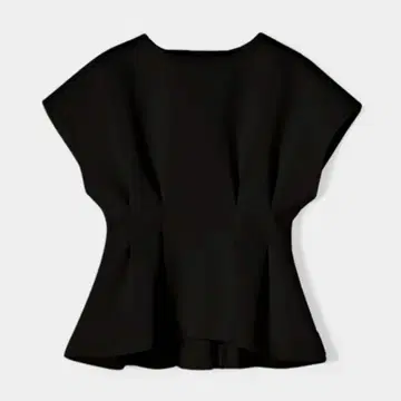 anuans 페플럼 컷탑스 핀턱 스틱 팬츠 셋업