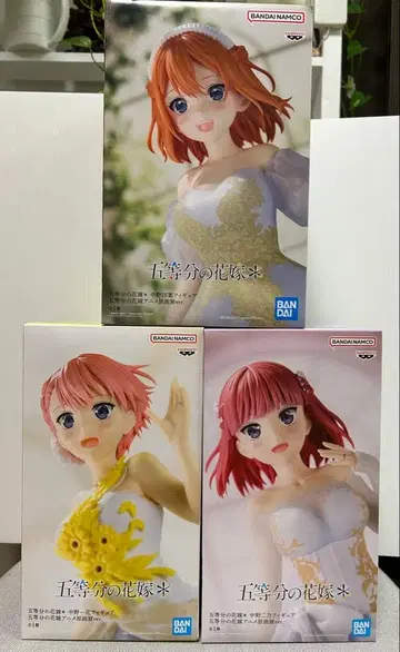 5등분의 신부 피규어 3체 세트 애니메이션 원화전 ver.