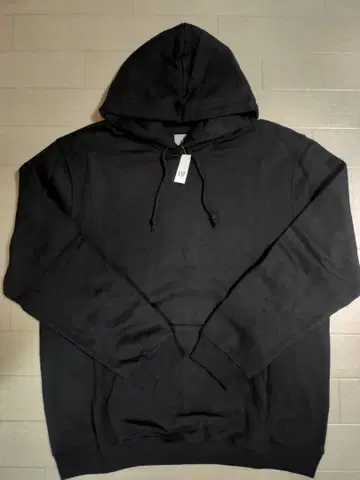 새상품 GAP 무지 풀오버 후드티 XL 블랙
