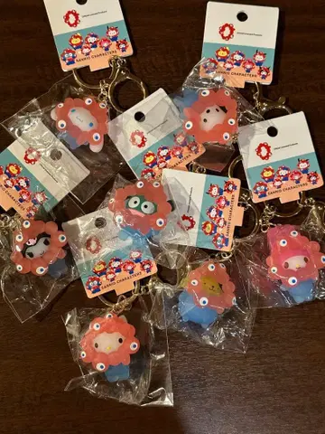 산리오 미야쿠미야쿠 변신 마스코트 클리어 컬러 7개 세트 컴플리트