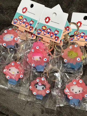 산리오 미야쿠미야쿠 변신 마스코트 클리어 컬러 6개 세트 컴플리트