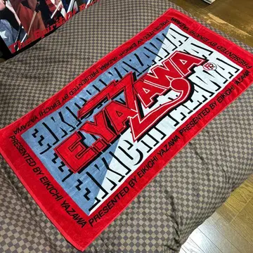 야자와 에이요시 비치 타월 그레이 화이트