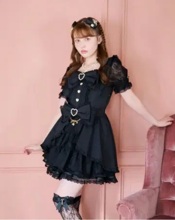 새상품 특별 가격! LIZ LISA 프론트 카슈쿨 BIG 리본 셋업