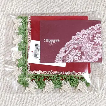 치카자와 레이스 부인화보 콜라보 타월 손수건 레드 미개봉 새상품