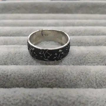 반지 28호 925 각인 있음 빈티지 장식 디자인 블랙