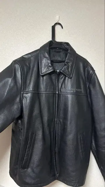 Hard Rock Cafe 블랙 가죽 자켓