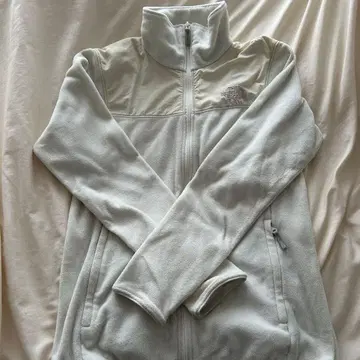 THE NORTH FACE 화이트 플리스 자켓