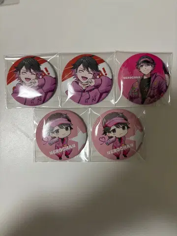 [오바] 네로짱 캔뱃지 5개 세트 묶음 판매