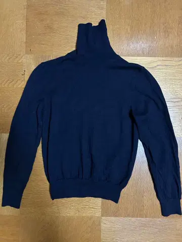 [ 여성용 ] BEAMS F 울 터틀넥 스웨터 다크 네이비