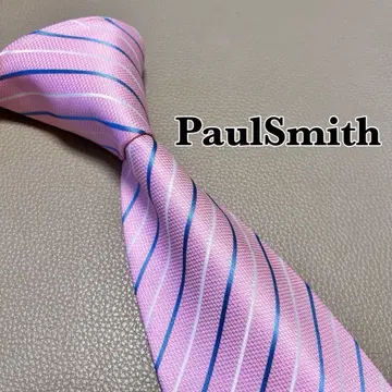 [새상품급] 폴스미스 넥타이 스트라이프 비즈니스 수트 실크