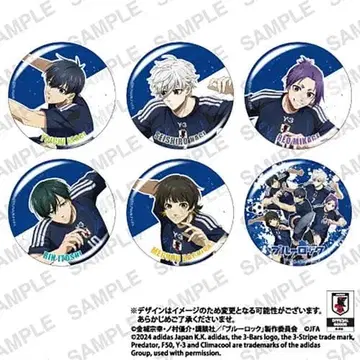 블루 록 전 6종 아디다스 축구 일본 대표 유니폼 착용 캔뱃지