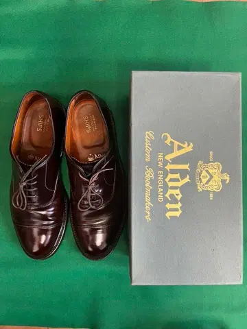 Alden 코도반 스트레이트 팁