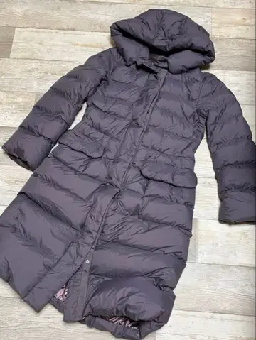 J 유니클로 질 샌더 울트라 라이트 다운 코트 퍼플