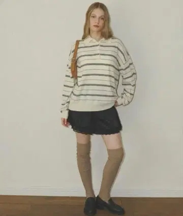thin line polo knit / 씬 라인 폴로 니트 giunon