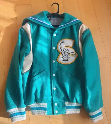 세일러즈 세일러 카라 바시티 자켓 민트 L 사이즈