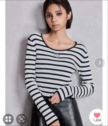 GYDA 스트라이프 긴팔 상의 F