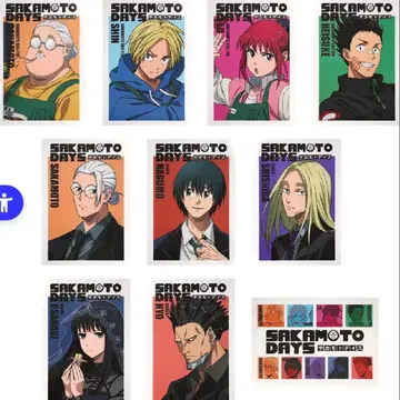 사카모토 데이즈 제일복권 클리어 포스터 전 10종 컴플리트