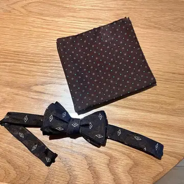 KNOX & TAYLOR 보타이 포켓 치프 세트