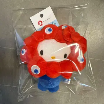 미야쿠미야쿠 산리오 변신 카라비너 포함 봉제 인형 키링 키티