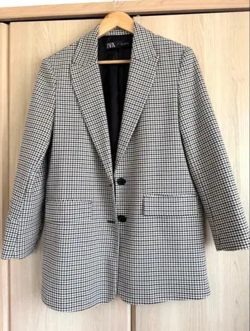 ZARA 자라 자켓 하운드투스