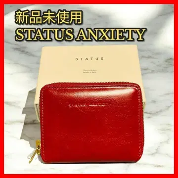[ STATUS ANXIETY ] 미사용 새상품 Wayward 레드 지갑