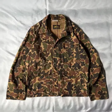 80s 빈티지 K-mart 덕헌터 카모 자켓 쇼트 기장 US