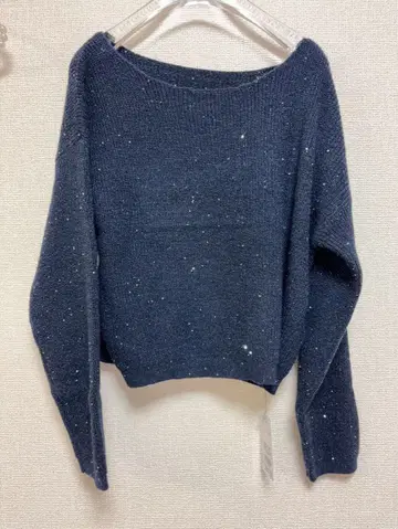 MISCHMASH 스팽글 라메 니트