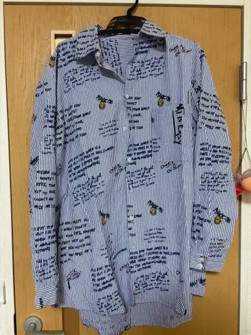 ATTI 스트라이프 패턴 긴팔 셔츠