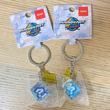 2개 세트 키링 아이템 박스 마리오 카트 월드 Nintendo