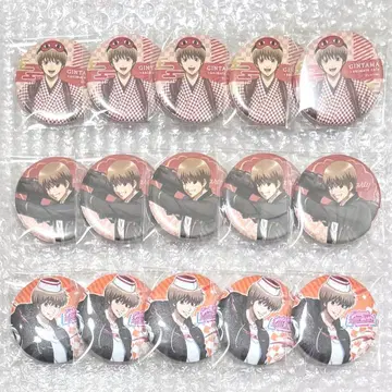 은혼 오키타 소고 애니메이트 카페 캔뱃지  15개