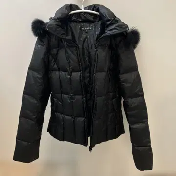 MISCH MASCH 퍼 포함 블랙 다운 자켓