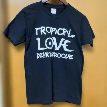 덴키 그루브 Tropical Love 티셔츠 S 사이즈