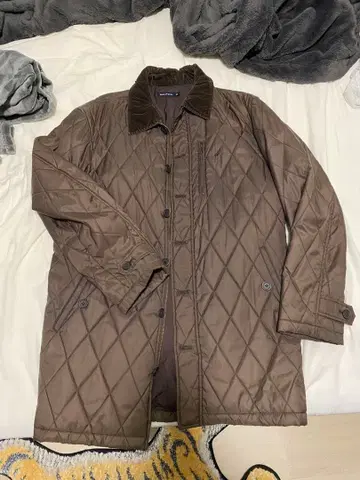 가격 인하! NAUTICA 브라운 퀼팅 자켓 XL