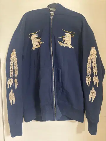 SUKA ZIP PARKA [ EMBROIDERED ALASKA ]