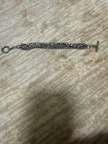 실버 체인 팔찌 폴 스미스