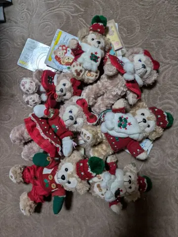 크리스마스 디즈니 봉제 인형 세트