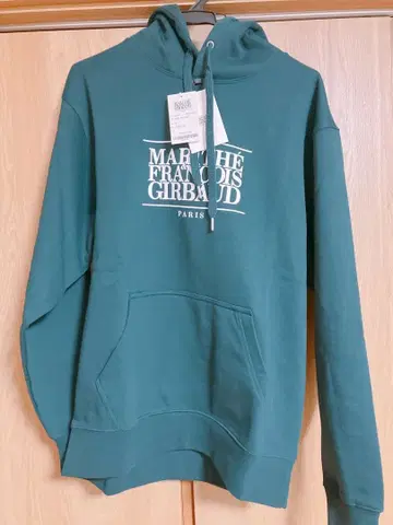MARIE FRANCOIS GIRBAUD 후드 부착 후드티 그린