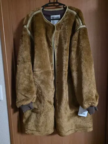 JaVa 브라운 무스탕 롱 코트 L 사이즈