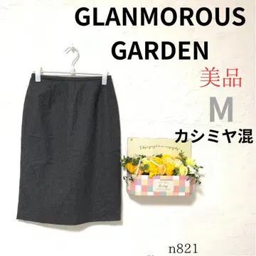 새상품급 [ 글래머러스 가든 ] 여성용 캐시미어 98% 타이트 스커트 M