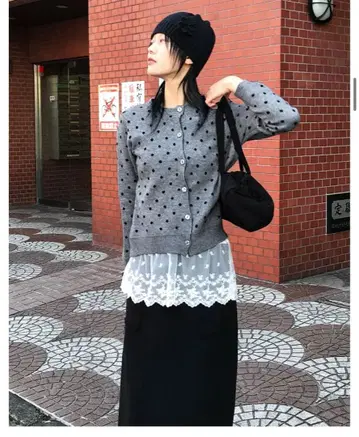 도트 가디건