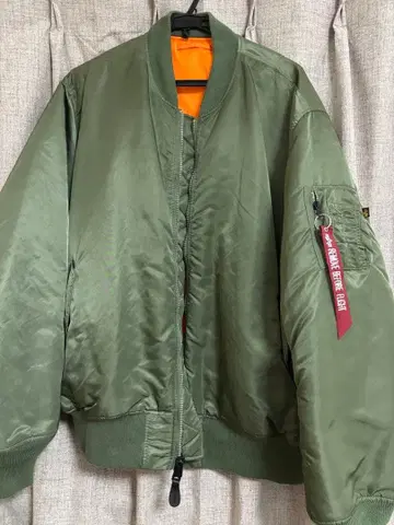 MA-1 플라이트 자켓 올리브 그린