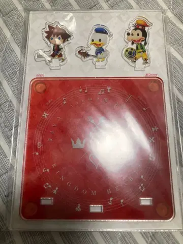 킹덤하츠 카페 한정판 아크릴 스탠드 아크릴 코스터