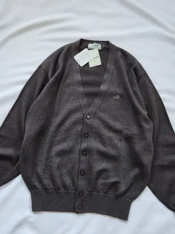 [ 새상품 ] 크로커다일 남성용 가디건 브라운