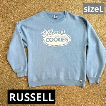RUSSELL Eileen's Cookies 라이트 블루 맨투맨 L
