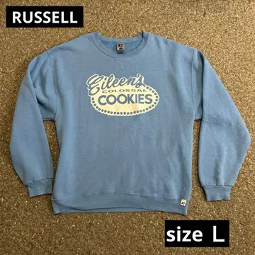 RUSSELL Eileen's Cookies 라이트 블루 맨투맨 L