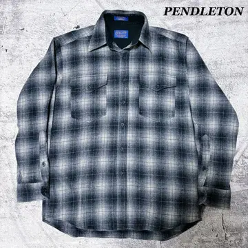 [ 좋은 배색 ] PENDLETON 펜들턴 보드 셔츠 옴브레 긴팔