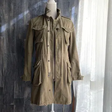 green 밀리터리 자켓 모즈 코트 올리브 그린 KYKE