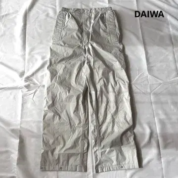 DAIWA 레인맥스 팬츠 그레이 레드 L 방수