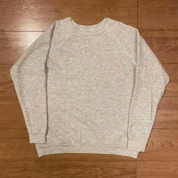 70s/미국제/래글런 맨투맨/오트밀/빈티지/XL/USA